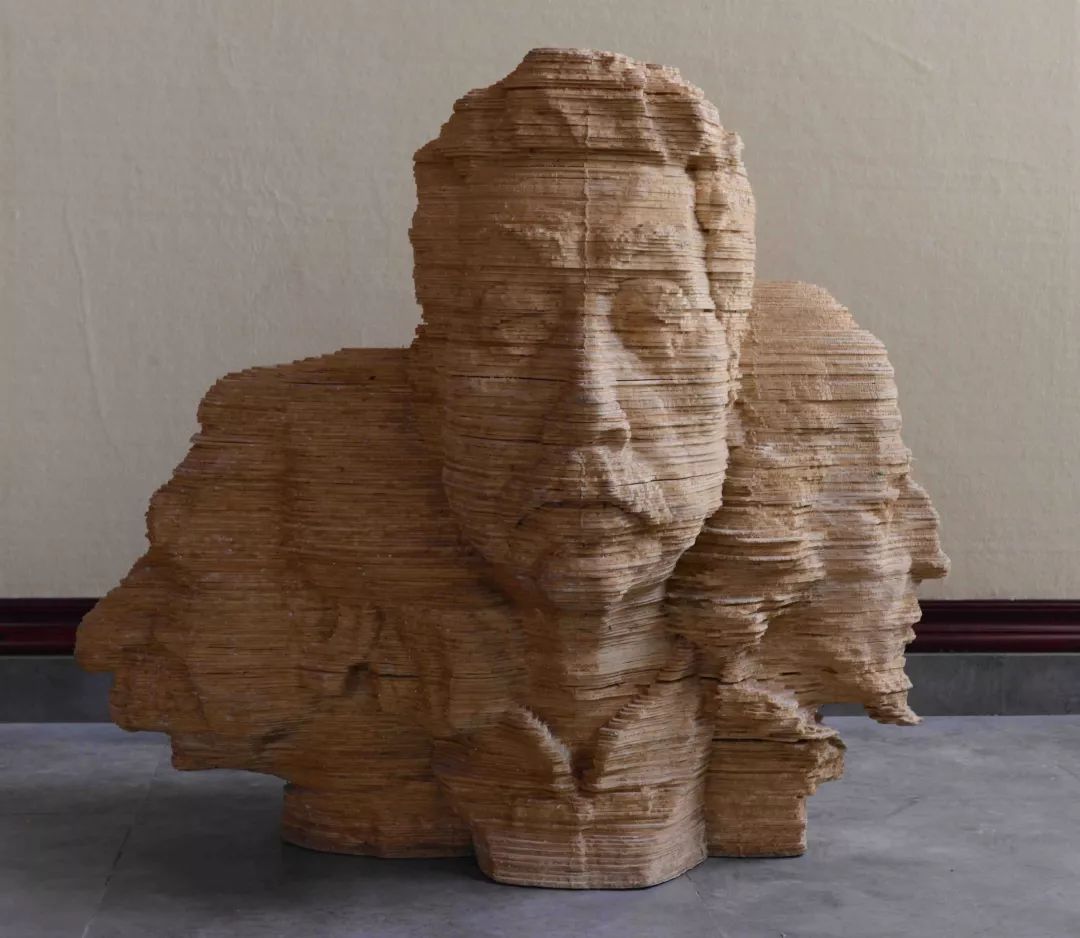 碰撞李小兵雕塑86×95×74cm入选第十二届全国美展十九秋杨小波雕塑78