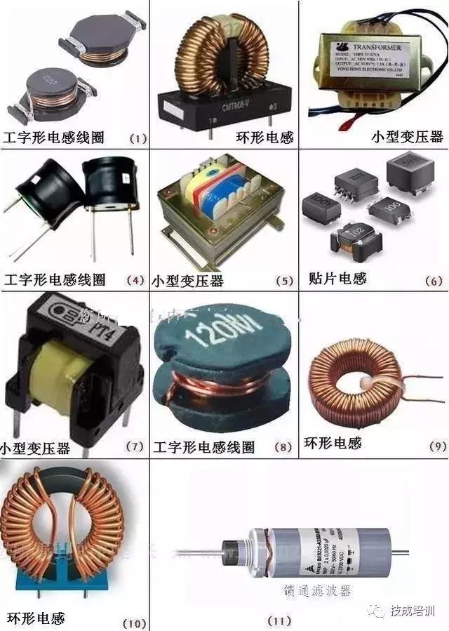 電子元器件圖片名稱符號對照請收藏