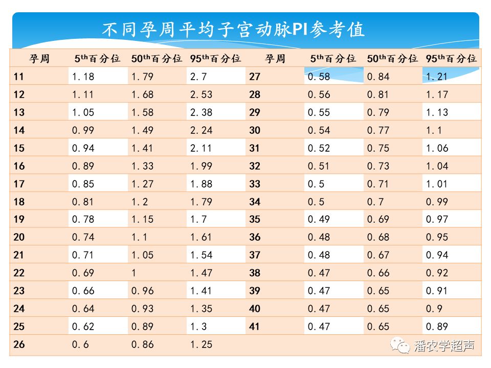 子宫动脉超声检查