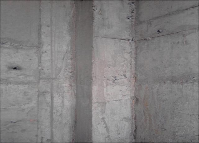 附墙柱棱角不直柱方正,棱角顺直梁侧涨模柱头涨模剪力墙掉皮剪力墙粘