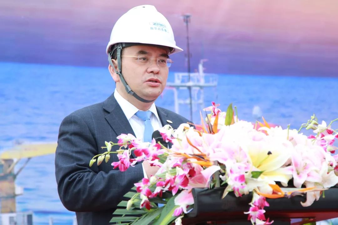 振华重工总裁,党委副书记黄庆丰,上海航道局总经理霍胜勇,中港疏浚,中