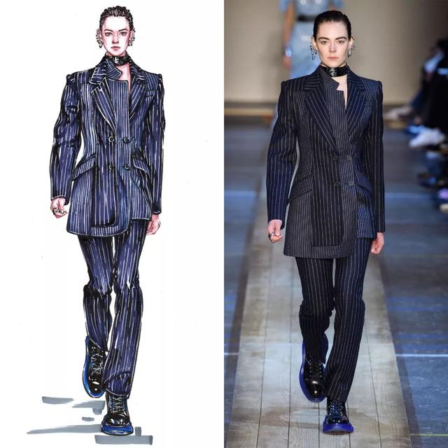 左衽中国手绘教师jiaoly新锐作品分享时装插画是让我重生的一剂良药