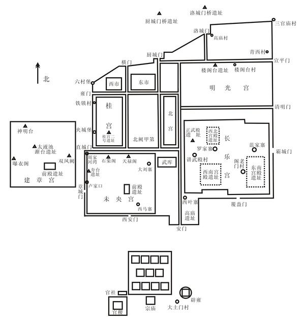未央宫平面图图片