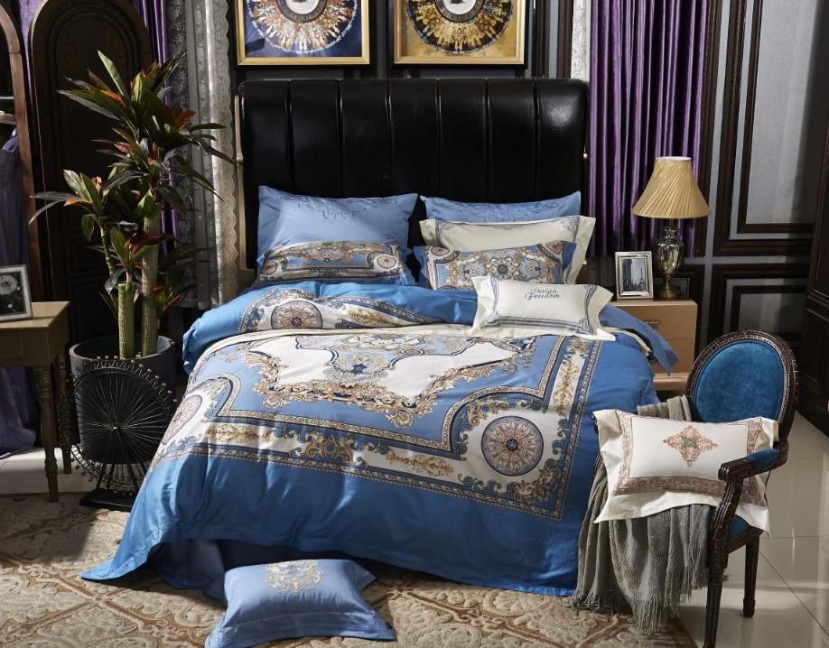 紫罗兰家纺2019春夏新品/温蒂采用独版数码印花,被头到被边是一副完整