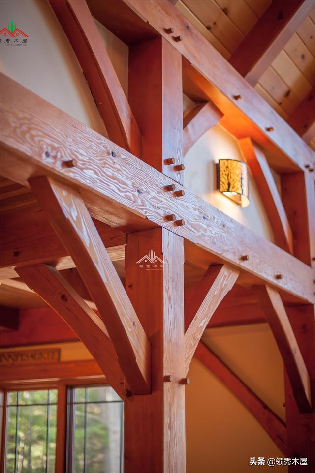 梁柱型木结构木屋别墅