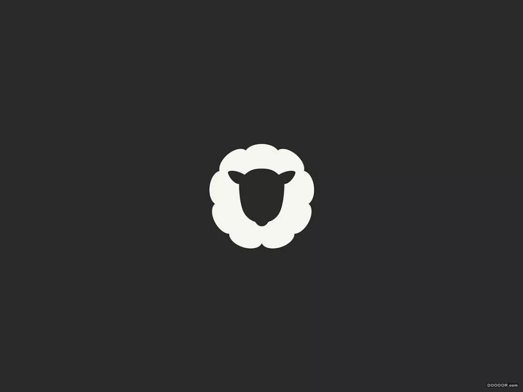动物与字母创意logo设计.