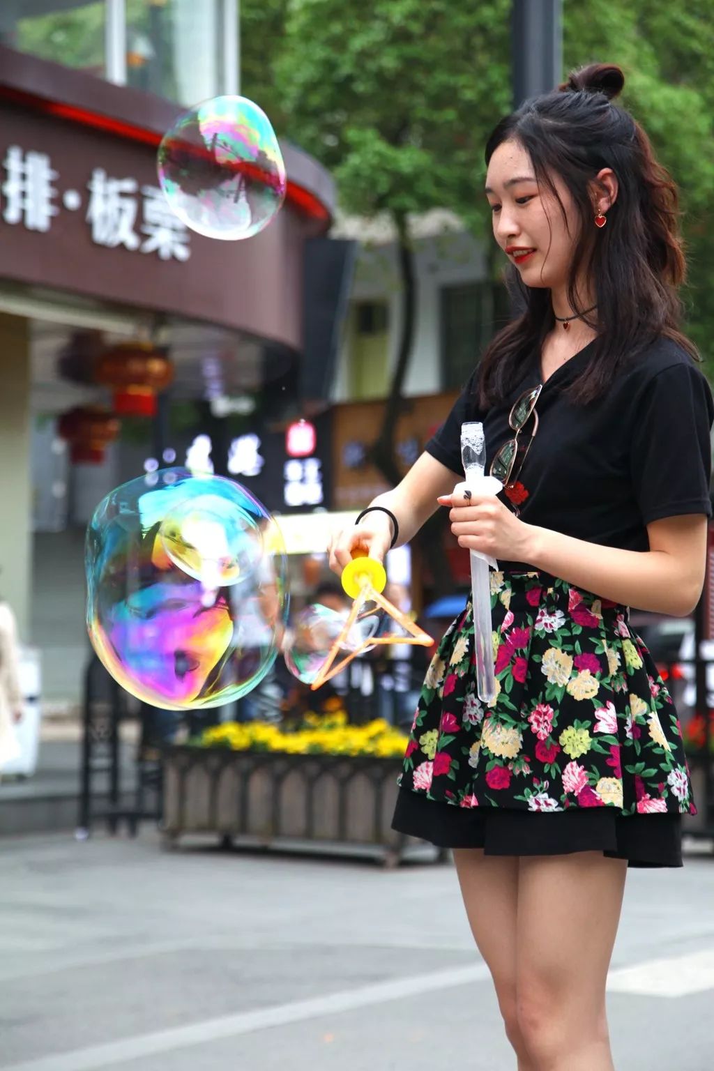 万盛街拍我的天万盛街的女神太美啦