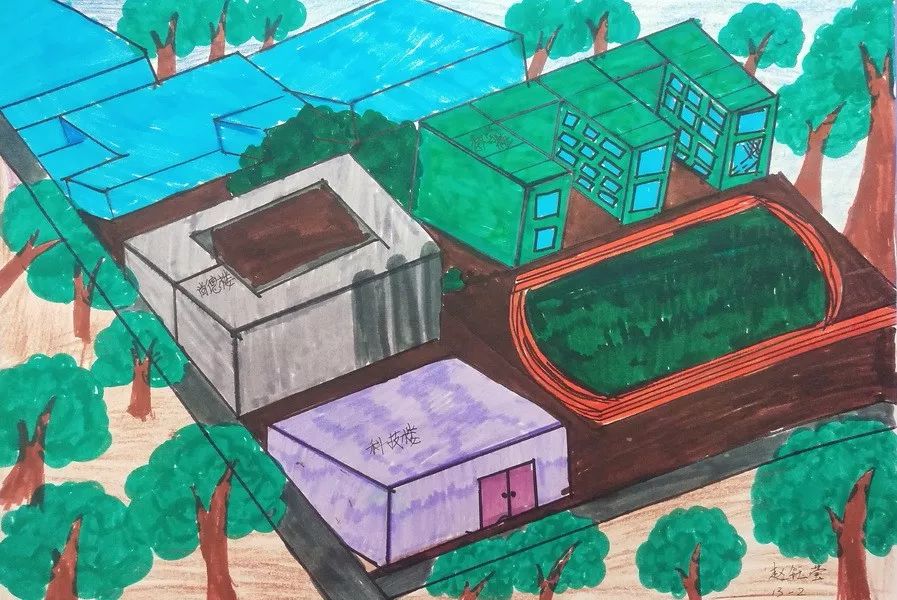 布置好了毕业生们用手中的画笔为母校绘制出了一幅幅美好的愿望蓝图