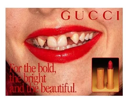 gucci最新口红广告长这样!