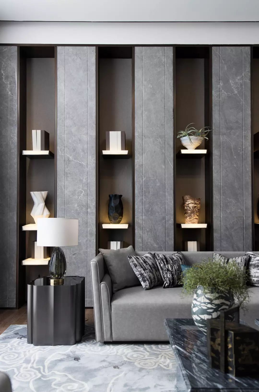 【恒洲软装】静谧的高级灰,完美演绎气质非凡的设计格调!