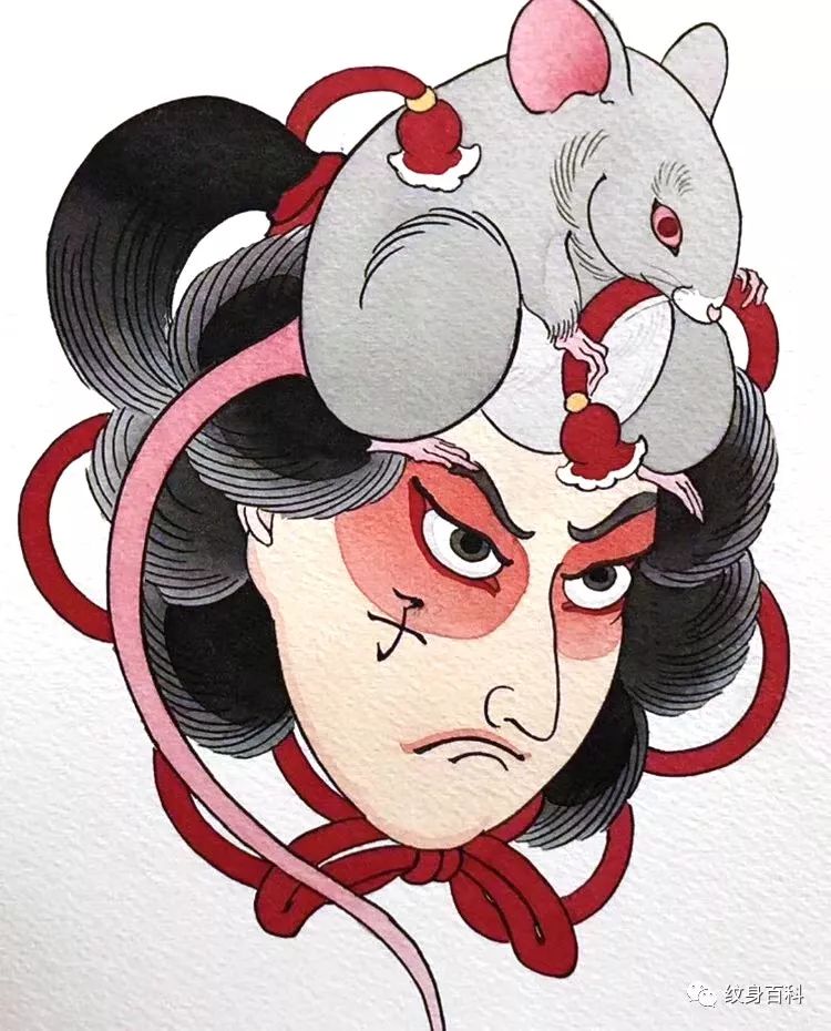 十二生肖纹身手稿日风