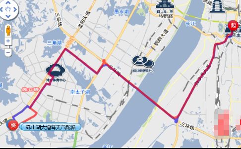 武汉公交107线线路图图片