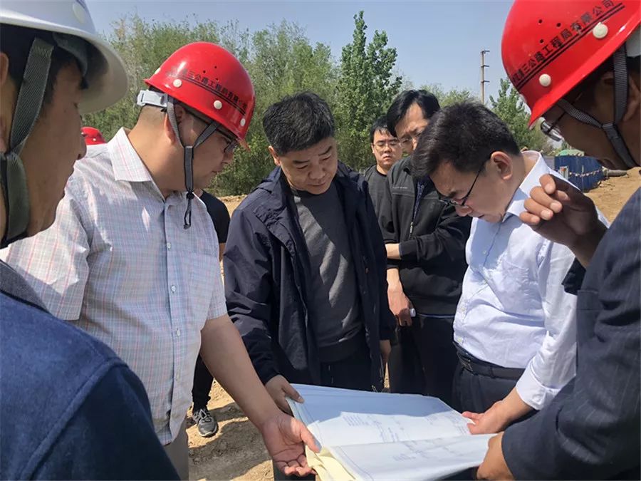 一线传真滨州市住建局局长刘卫忠一行视察滨州管廊项目施工现场
