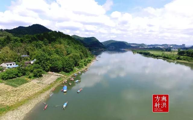 射洪藍下的瞿河涪江大橋