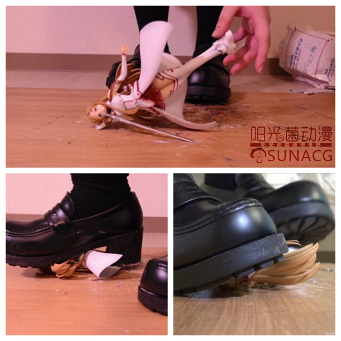 原创日本网友为出名踩碎手办,蕾姆,亚丝娜等知名角色接遭"毒脚"!