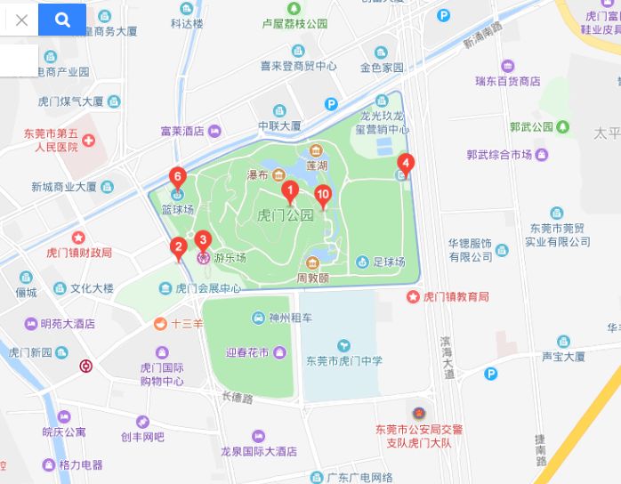 虎门大道站:虎门公园西侧连升路与体育路交叉口北侧1.