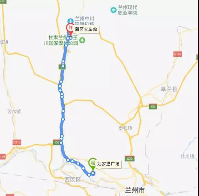 兰州市602路线路图图片