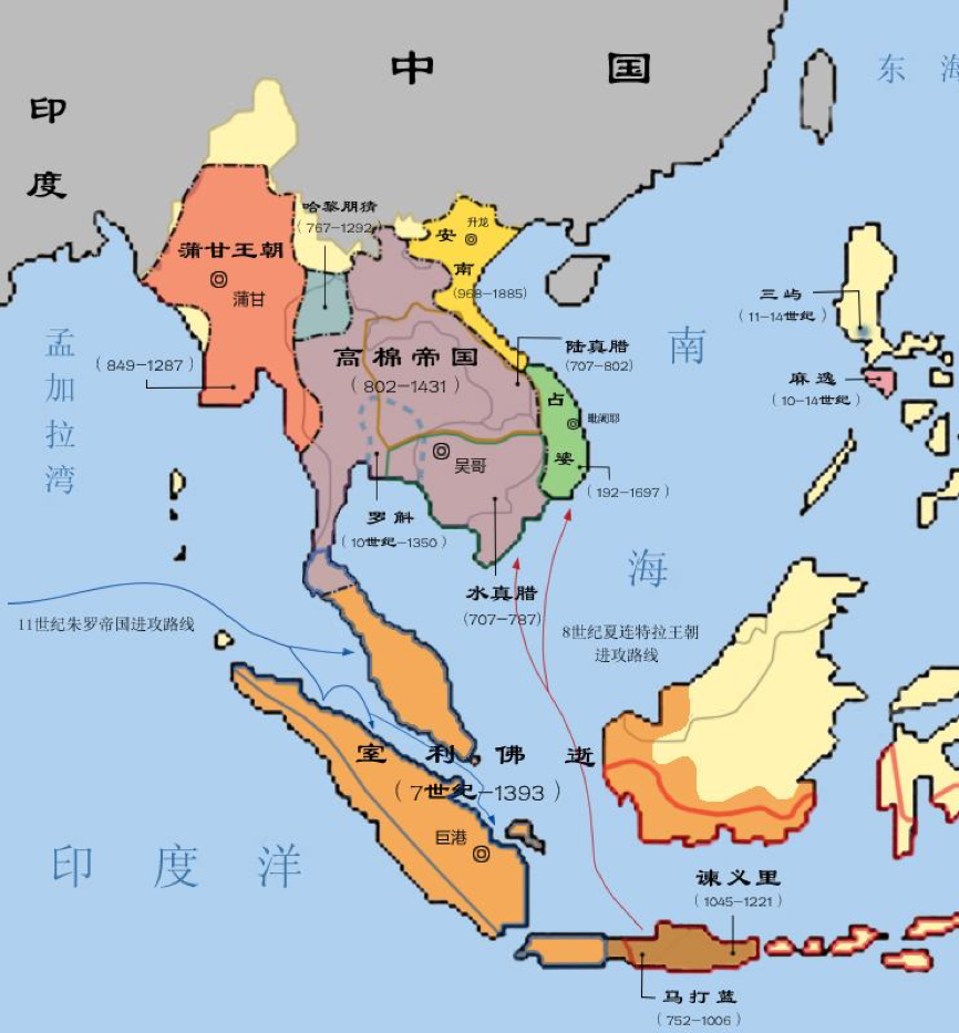 东南亚包括哪些国家图片