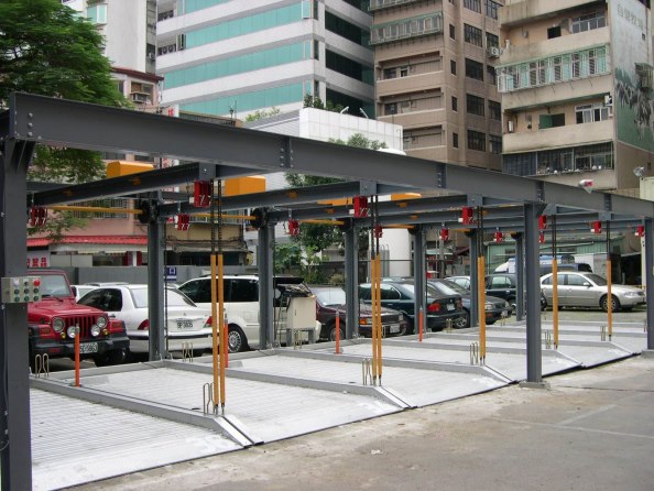 双层无障碍立体停车设备德盛利停车设备武汉办