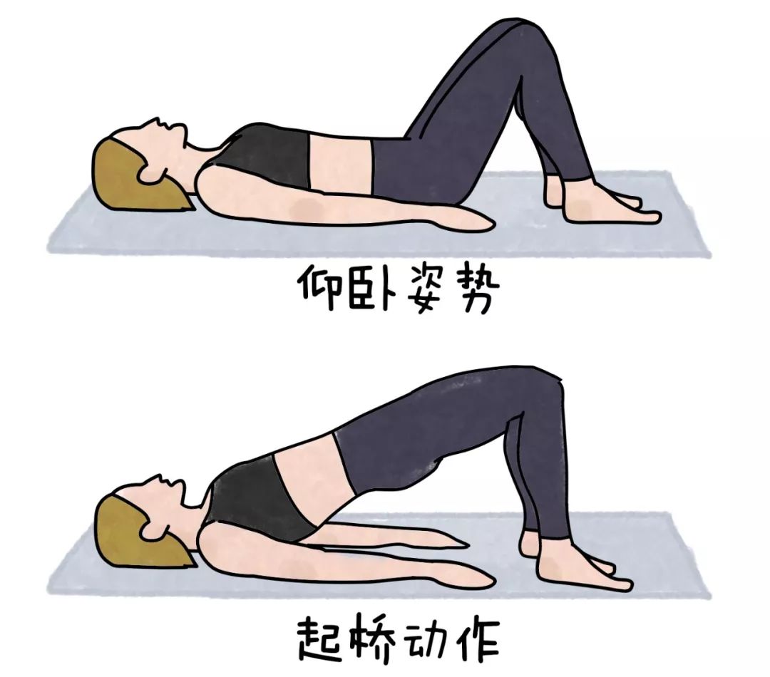 臀肌挛缩锻炼姿势图图片