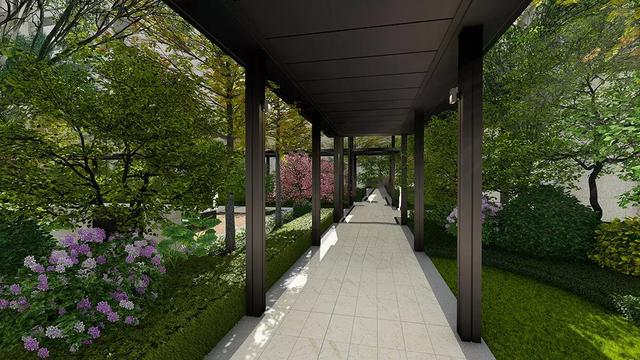 风雨连廊连起生活的无限风光