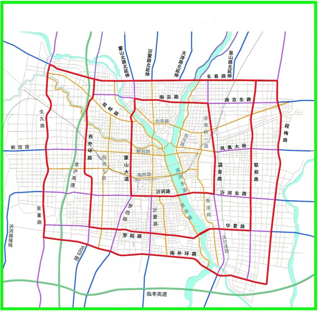 临沂高新区规划图2022图片