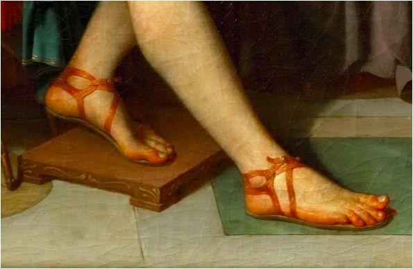 的鞋四总结纵观三百多年间西方绘画作品中古希腊罗马诸神的鞋子的变化