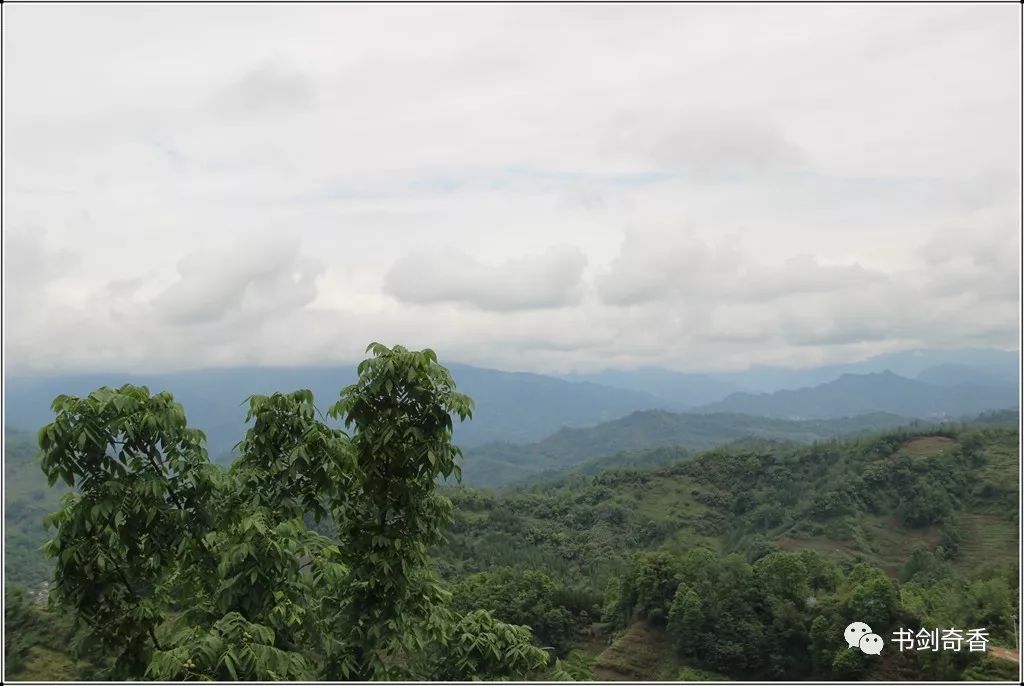 走过广场去雪口山看山