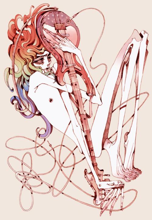 韩国艺术家jinyoung shin个性插画