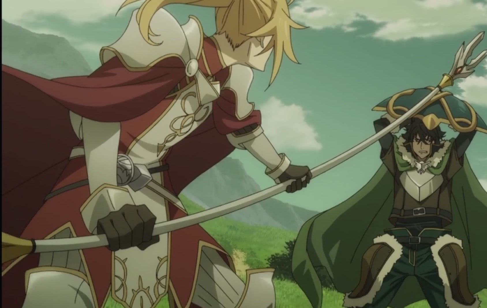 盾之勇者成名录18话剑勇和弓勇领便当了