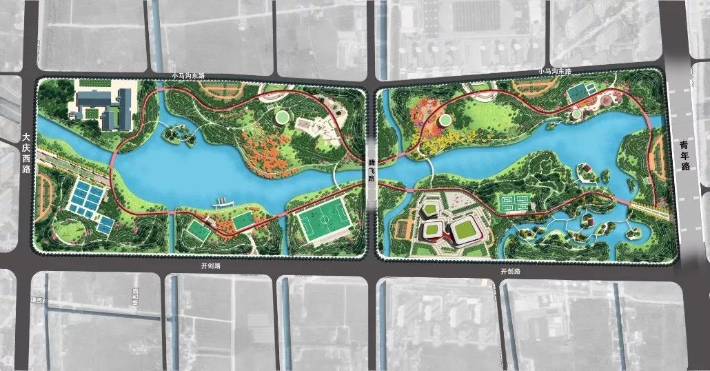盐城高新区盐渎街道强筋铸魂助力创文盐龙体育公园开工奠基仪式