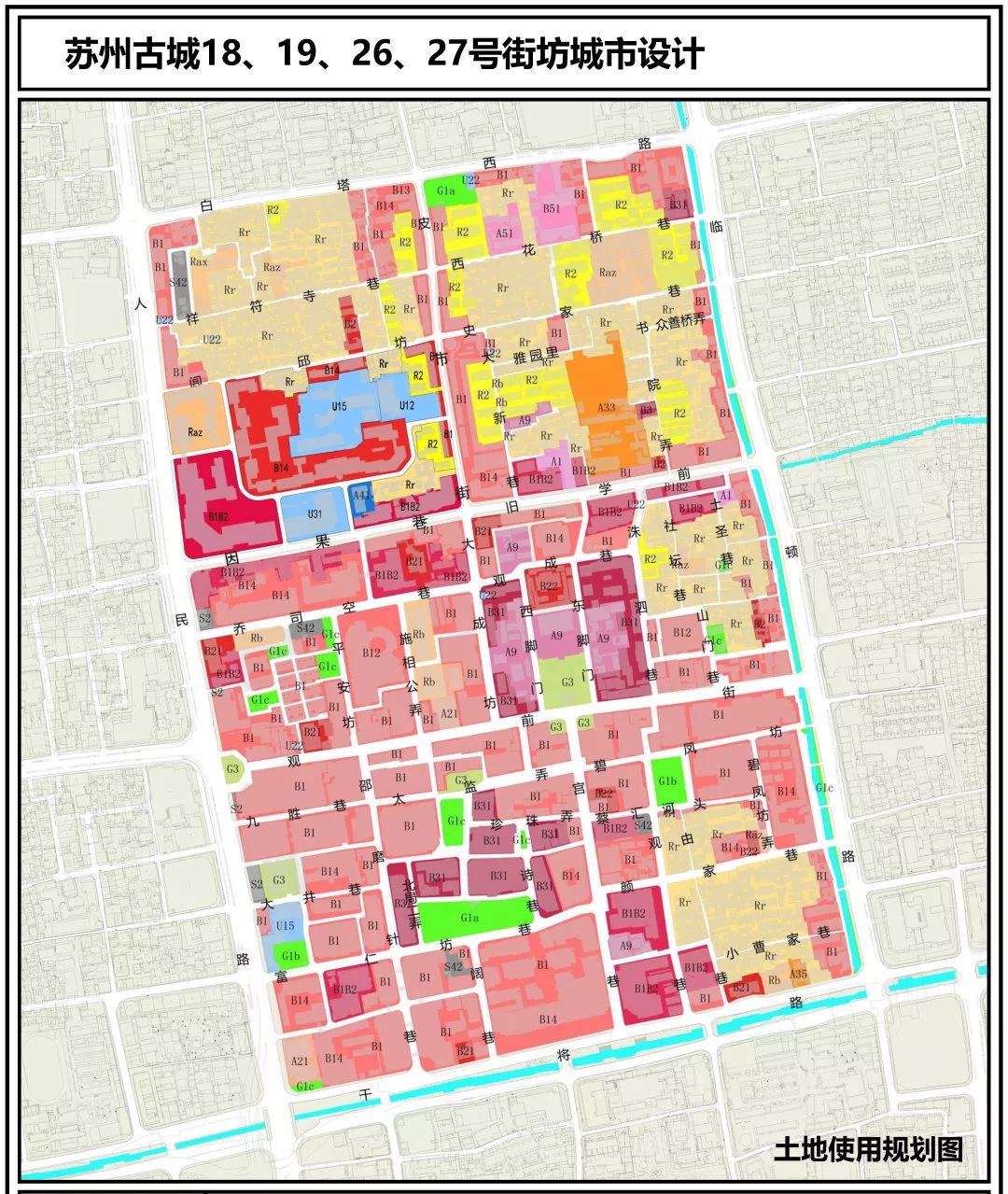 苏州古城区详细地图图片