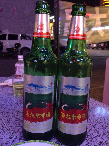 桥头堡伊敏河-夜色阑珊伊敏河镇 伊敏河上游(红花尔基以上)为山地林区