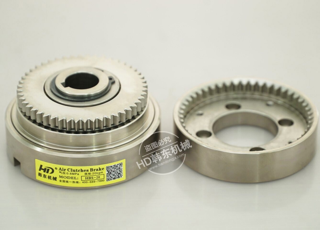 东HBS内外齿式气动离合器怎么样？_韩东机械