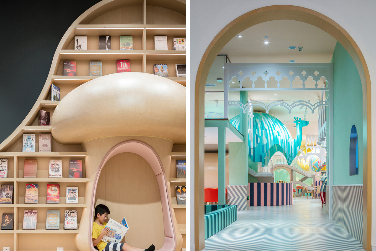 儿童书店游乐园既是学习乐园又是游乐天堂