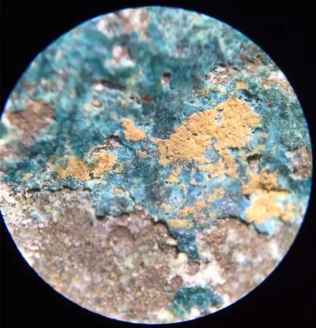 仿青铜器铜锈层高清100倍型微观效果图仿青铜器铜锈层高清100倍型微观