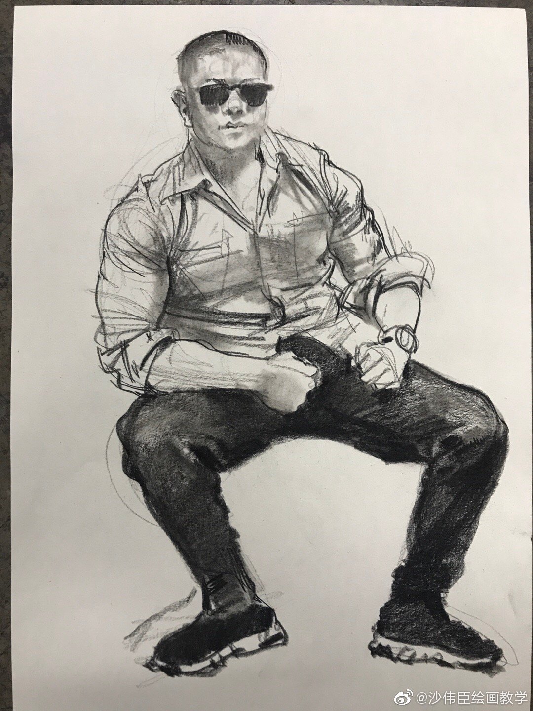 大师画室小课堂沙伟臣的速写不寻常2