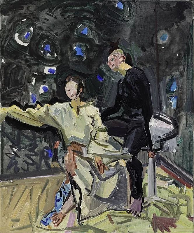 闫平|心有飞鸟_油画