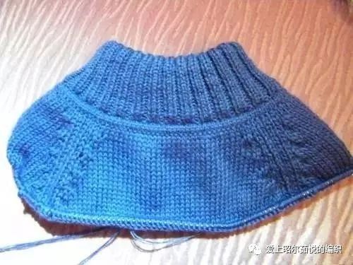 漂亮儿童开衫翻领毛衣「图解」