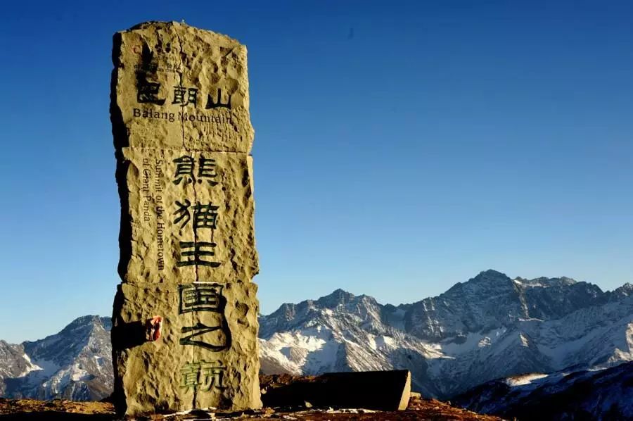巴朗山海拔5040米,垭口海拔4523米,被称为"熊猫王国之巅".