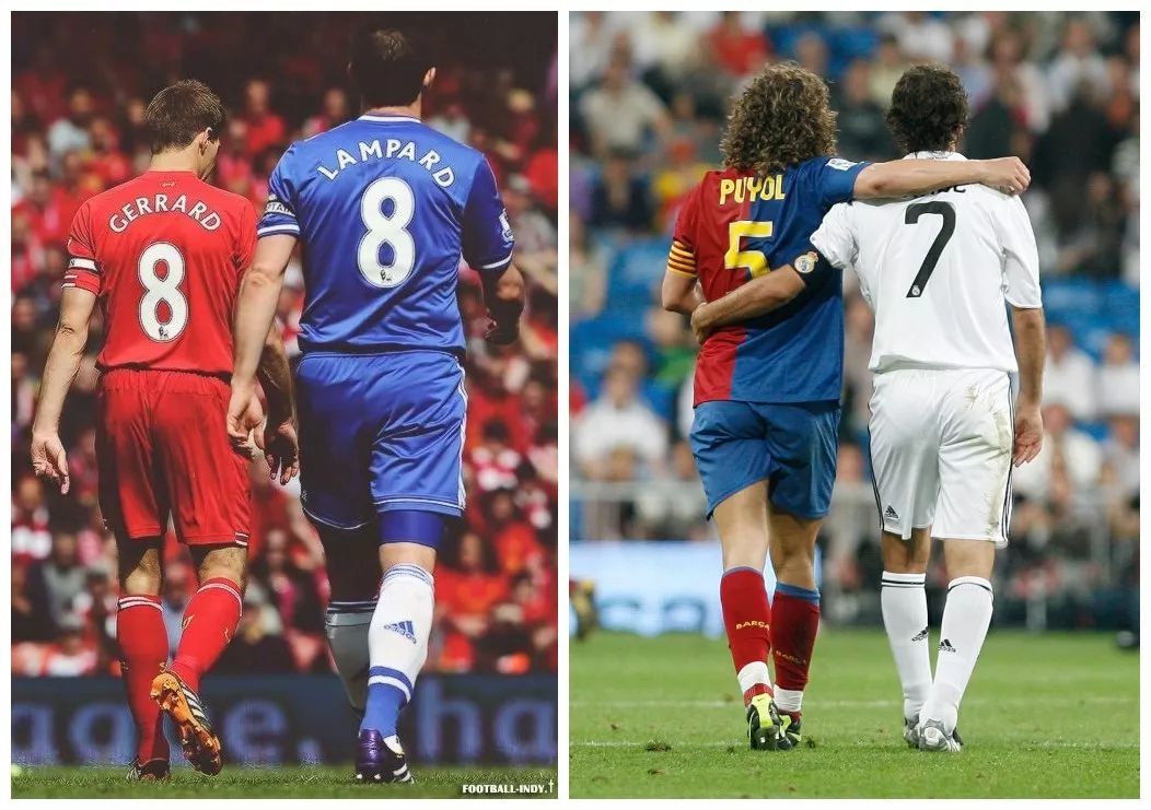 "恶汉"马特拉齐与"艺术家"鲁伊-科斯塔的外型,气质,球衣颜色都是如此