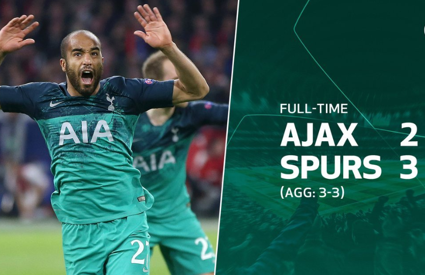 67而作为奇迹的缔造者,热刺赛后在球场内已经疯狂庆祝.