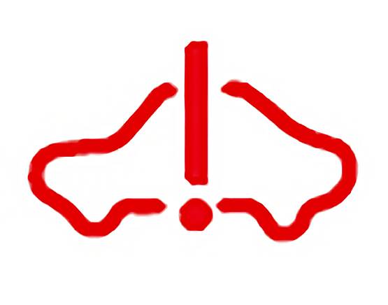 胎压故障警告灯 ( 装有时 )该指示灯常亮或闪烁时,建议将车辆送到