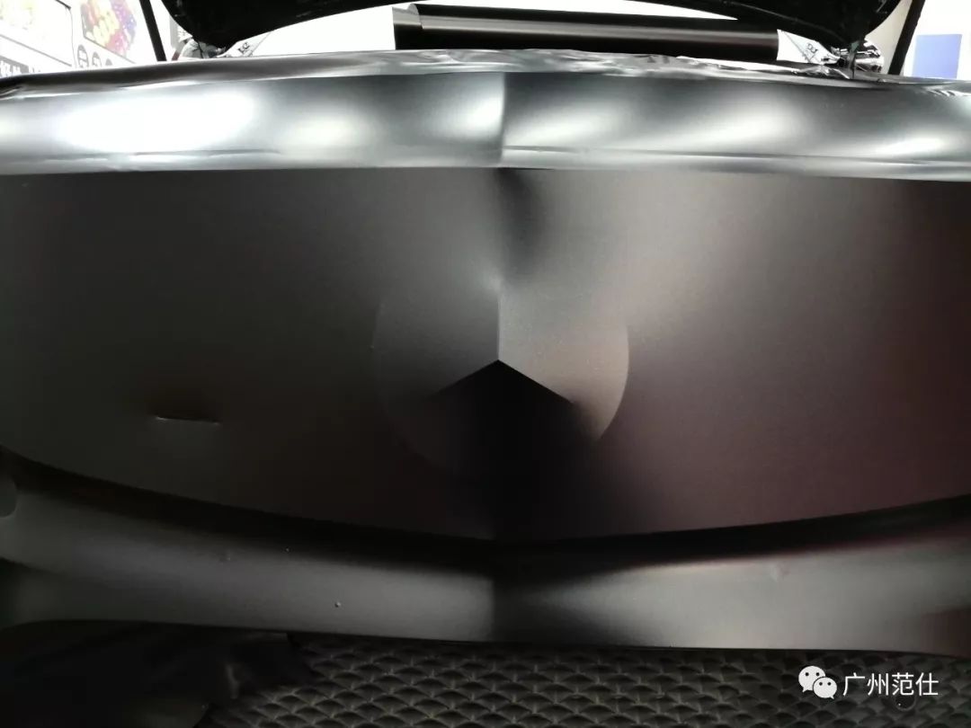 奔驰e级改色【范仕】电光金属黑