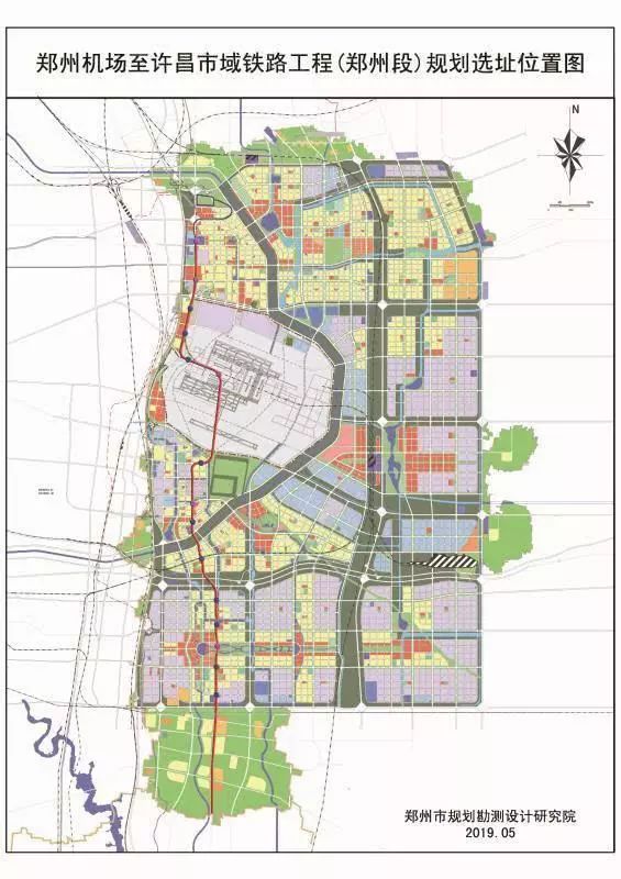 郑州机场至许昌市域铁路新进展!全长31公里拟设15站