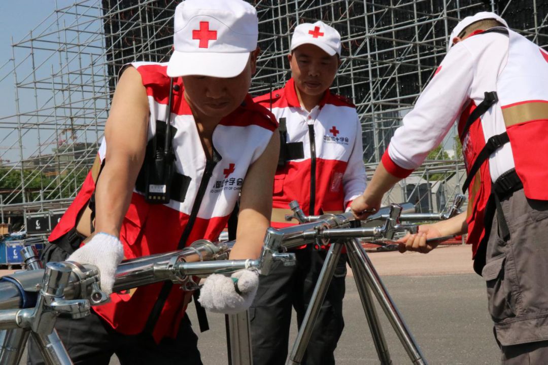 贵州红十字供水救援队参加"同心协力-2019"中国红十字会应急救援综合