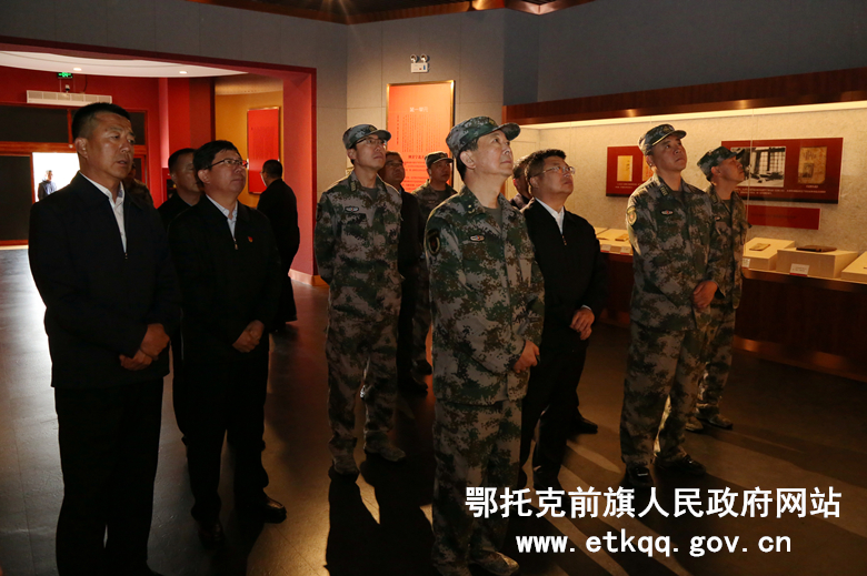 王炳跃来我旗调研指导