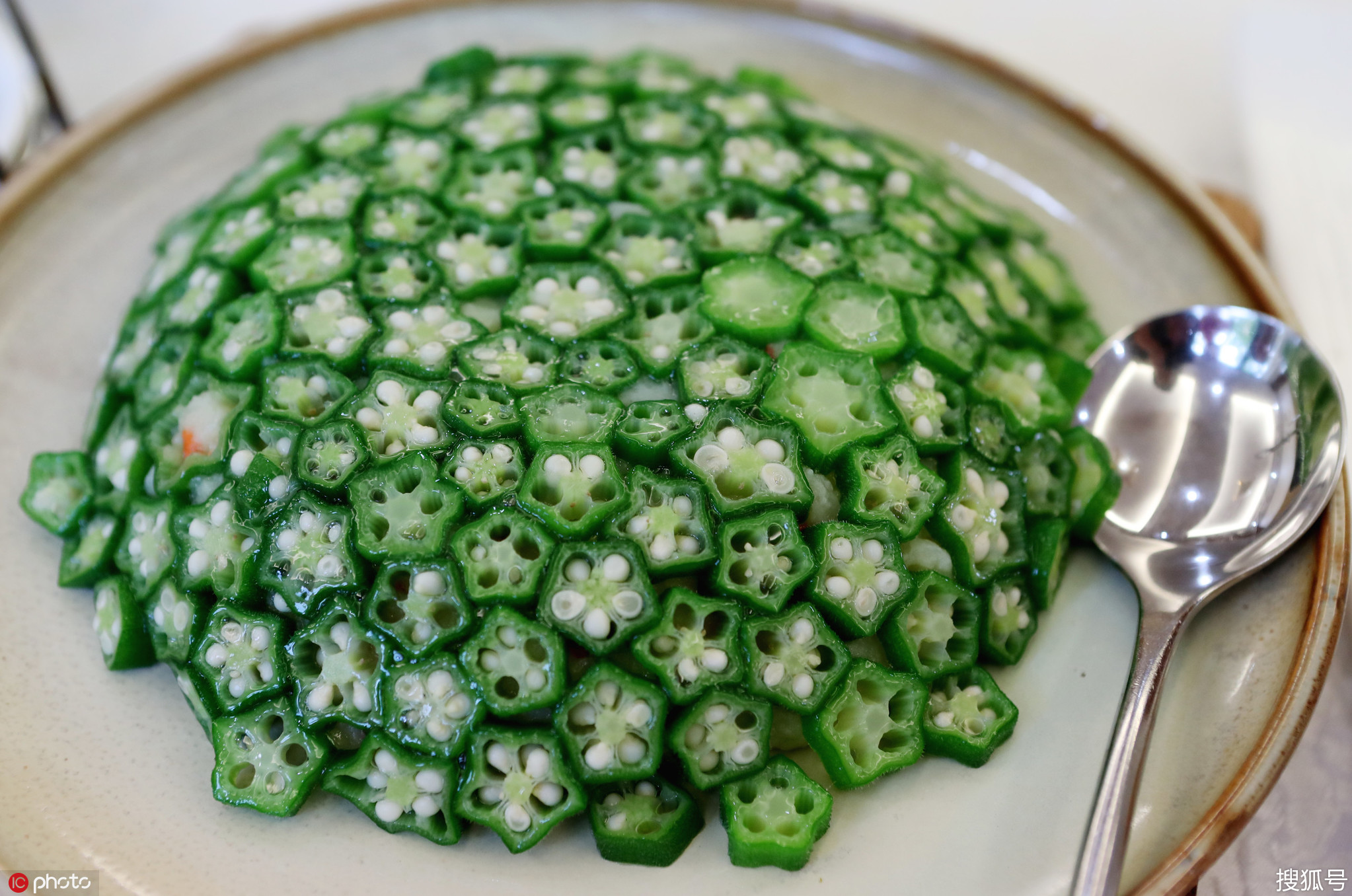 云南网红菜漂亮的像一朵朵绿花绚烂绽放