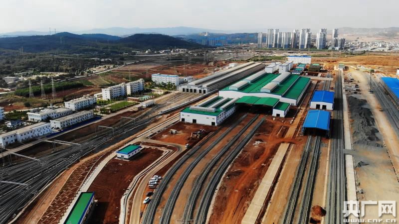 云南昆明动车所扩能改造工程完成