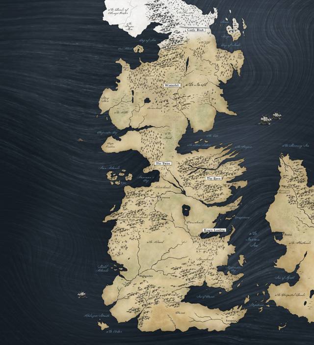权力的游戏第一季地图图片